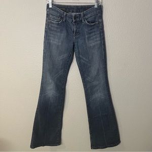 Citizens of Humanity Faye Stretch Low Waist Full Leg Flared Jeans - Sz 27